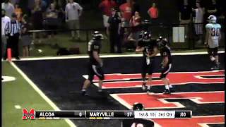 Maryville QB Tyler Vaught runs for TD vs Alcoa [upl. by Leamsi]