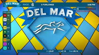 Freya wins race 6 at Del Mar 112224 [upl. by Roshelle852]