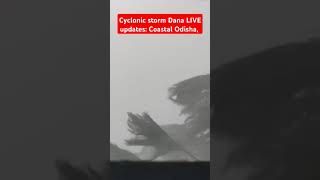 Cyclonic storm Dana 🔴LIVE updates Coastal Odishaparts of Bengal receive heavy rain flightstrains [upl. by Negeam]