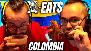 ¡COMIDA de COLOMBIA 🇨🇴 DONDE TU MAMÁ 😋 Xokas Eats 38 [upl. by Laicram]