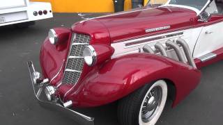 SuperCharged 851 Auburn Boattail Classic 1080p 60p Hi Definition Walk Around [upl. by Charis]