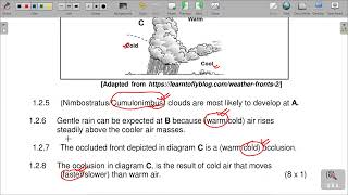 GEOGRAPHY GRADE 12 P1 MOCK EXAM 2024 CLIMATE AND WEATHER REVISION MEMO [upl. by Prior]