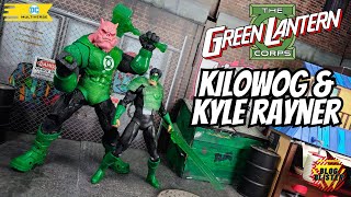 DC Multiverse Kilowog y Kyle Rayner Green Lantern Amazon Exclusivo McFarlane Toys Reseña Review En E [upl. by Aikahc]