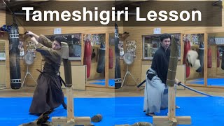 Tameshigiri Lesson [upl. by Baggs]