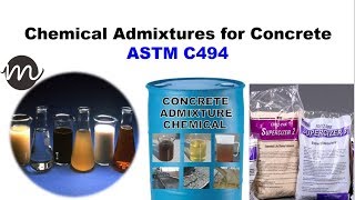 Chemical Admixtures for Concrete ASTM C494 MaawaWorld [upl. by Sillyhp880]