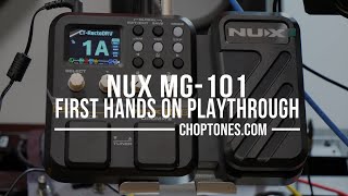 NUX MG101  First Hands On Playthrough Demo [upl. by Dylane]