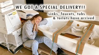 our plumbing has ARRIVED for the new house  VLOGMAS Day 9 [upl. by Hayyifas]