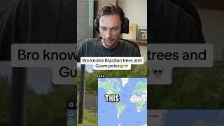 Rainbolt knows Brazilian trees and Guam poles😭💀shorts rainbolt mapping geoguessr [upl. by Tristam]