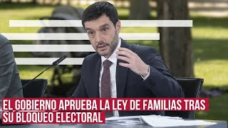 El Gobierno da luz verde a la LEY DE FAMILIAS para reforzar su quotprotección socialquot [upl. by Chavaree633]