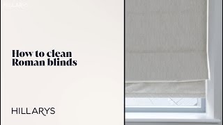 How to clean Roman blinds [upl. by Clarkin153]