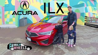 2019 Acura ILX ASpec Review From Family Wheels Is the baby Acura big enough [upl. by Buell]