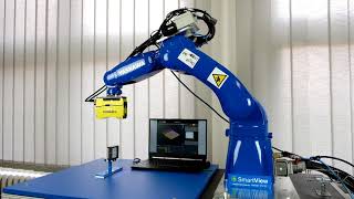 2D amp 3D Inspection with Cognex InSight IS3DL4000 amp Yaskawa GP8 Robot [upl. by Earl]