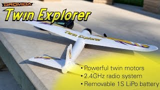 Dromida Twin Explorer Park Flying  Raw Performance [upl. by Akinnor988]