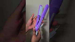 Mini Hair Crimper and Curler from meesho 😍😍trendingshorts meesho combo haircrimper song [upl. by Ayouqes]