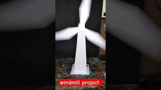 Windmill working model  how to make windmill working model scienceproject science windmill [upl. by Celestia]