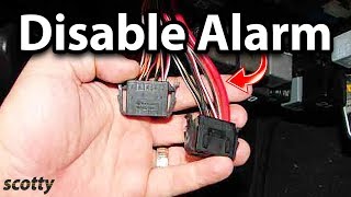 How to Disable Car Alarm [upl. by Jadwiga13]