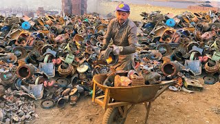 Amazing Process of Metal Recycling  Electrical Motors Mass Production Factory [upl. by Carlie]