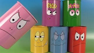 Barbapapa Jouet « Chamboule Tout » Œufs Surprise Sachets Tin Can Alley Game Zootopie Disney Pixar [upl. by Kyrstin]