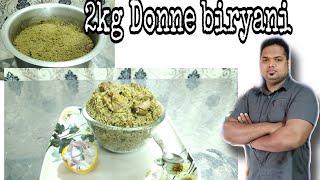 2kg Donne biryani recipe in Tamil  Donne biryani  Rajas magic kitchen [upl. by Kciredohr]