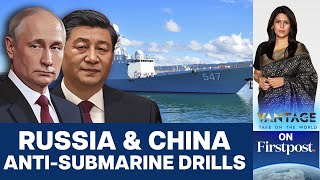 Why is the Russian Navy Training China in AntiSubmarine Warfare  Vantage with Palki Sharma [upl. by Birkett]