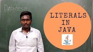 LITERALS IN JAVA IN TELUGU [upl. by Pantin]