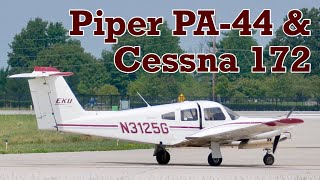 EKU Piper Seminole and Cessna 172 [upl. by Ginsberg]