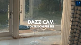 Dazz Cam CPM35 Inspired Preset  Lightroom Mobile Tutorial  FREE DNG [upl. by Ayekal169]