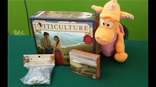 Viticulture  Metal Coins and Moor visitors  Unboxing [upl. by Llertal]