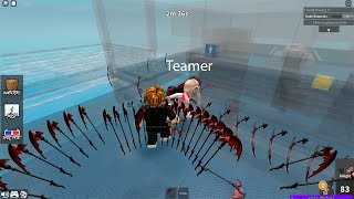 MM2 Hacker vs Teamers 63 [upl. by Netnilc]