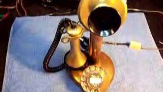 Part 3 UK British Candle Stick Telephone Repair amp Conversion wwwA1Telephonecom 6182356959 [upl. by Longley]