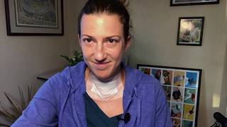 Full Recovery After Thyroid Surgery Including Videos from Post Op Days 2 4 6 and 14 [upl. by Alyakem]