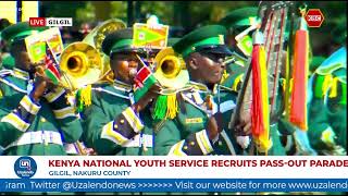 President Ruto conducts Guard of Honor Inspection on the NYS Recruits during their PassOut Parade [upl. by Pedaiah]