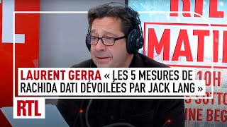 Laurent Gerra  Les 5 mesures de Rachida Dati pour Paris dévoilées par Jack Lang [upl. by Ramad625]