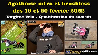 Virginie Velu lors des qualifications TT 18 brushless de lAgathoise 2022 [upl. by Anelrahs]