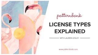 Licenses Explained  Online Textile Design Studio  Pattern  Surface Pattern [upl. by Goldenberg]