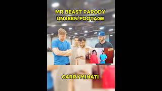 Mr beast parody unseen footage 😂 funny carryminati roast shorts ytviral [upl. by Eldora]