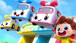 Ambulance Help Me  Street Vehicles Song  Learn Colors  Nursery Rhymes amp Kids Songs  BabyBus [upl. by Ellenhoj94]