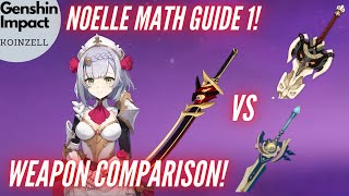 Noelle Math Guide 1 Redhorn Stonethresher vs Serpent Spine vs WhiteBlind [upl. by Okime847]