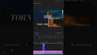 How add Torn paper transitions to video Premiere Pro [upl. by Nimajeb]