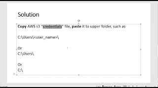 How to fix AWS s3 CLI access issue [upl. by Ailemor]