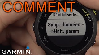 Comment Réinitialiser la Montre Garmin Forerunner 55 [upl. by Philipa]