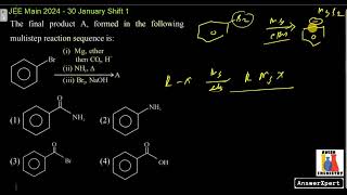 The final product A formed in the following multistep reaction sequence is [upl. by Ohs965]