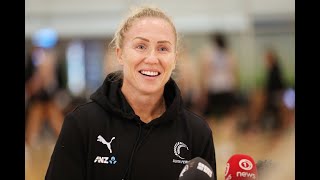 Silver Ferns Training Camp  Laura Langman [upl. by Mil]