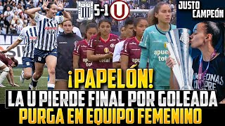 PAPELÓN😡 ALIANZA 51 UNIVERSITARIO  EL RIVAL CAMPEÓN POR GOLEADA  IMPOSIBLE PERDER ASÍ  CRÍTICA [upl. by Beberg]