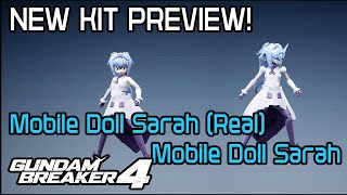 Gundam Breaker 4 KIT PREVIEW  Mobile Doll Sarah amp Mobile Doll Sarah REAL [upl. by Treblih326]