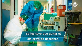 Ante aumento en hospitalizaciones personal médico de CDMX está agotado Salud [upl. by Ahsinej827]