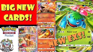 BIG New Cards Officially Revealed from Pokémon TCG Pocket Venusaur amp Arcanine exPokémon TCG News [upl. by Jagir]