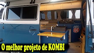 TOUR KOMBI HOME  MONTAGEM ARTESANAL [upl. by Tiffa]