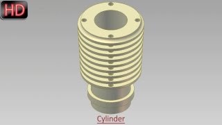 Cylinder Video Tutorial Autodesk Inventor [upl. by Laidlaw]