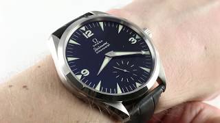 Omega Seamaster Railmaster XXL Chronometer 28065237 Luxury Watch Review [upl. by Ellehcor]